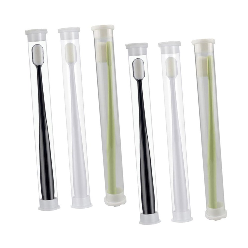Beaupretty 6pcs Ultra-fine Bristle Nano Toothbrush for Deep Cleaning Extra Soft Bristles Portable Design for Home Travel Gentle Gums for Postpartum Use