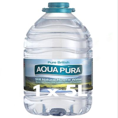Aqua Pura 5 Litre, Pack Still Natural Mineral Water (Pack of 1)