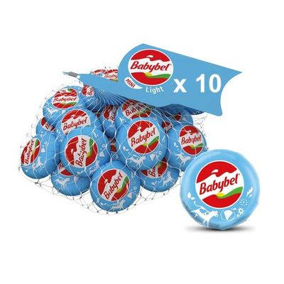 Light Semisoft Cheese Snacks, Individually Portioned for Convenient Snacking, Lactose-Free, 20g x 10 Pack