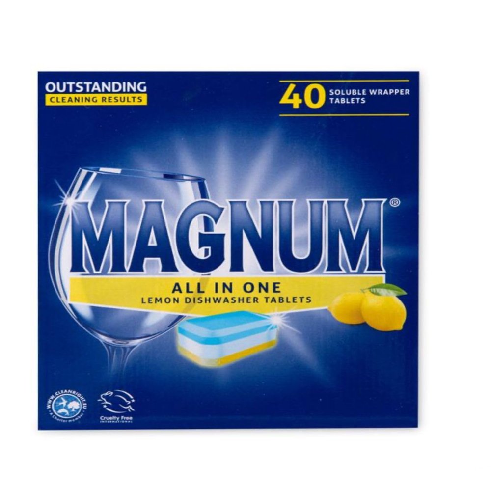 Ark future Magnum Triple Chamber Dishwasher Tablets - Original 37 Pack (Lemon Tablets 40 Pac)