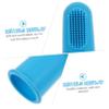Beaupretty Baby Finger Toothbrush 4Pcs Silicone Oral Care Brush for Babies Toddlers Easy to Clean Reusable Teeth Cleaner for Home Travel view 3