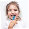 Beaupretty Baby Finger Toothbrush 4Pcs Silicone Oral Care Brush for Babies Toddlers Easy to Clean Reusable Teeth Cleaner for Home Travel view 4