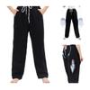 Lmaray Catheter Leg Pocket Pants Nephrostomy Bag Urine Bag Ostomy Support with Two Pockets, black, XXL view 1