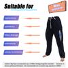Lmaray Catheter Leg Pocket Pants Nephrostomy Bag Urine Bag Ostomy Support with Two Pockets, black, XXL view 4