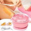 Electric Wax Melter - Women Hair Removal Waxing Melter Pot,Hair Removal Device For Face, Eyebrow, Body, Bikini, Legs, Arms, Hands Hair Removal view 2