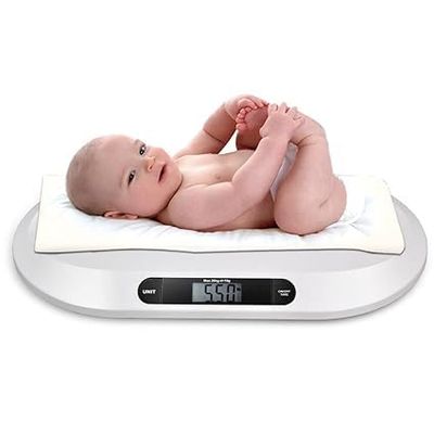 MEHOOSPVN Baby Scale Baby Weighing Scale 20kg Digital Scale Infant Pet Weighing Baby Weight Toddler Health Infant Scale ABS Safety Material Digital Baby Weighing with Large LCD Screen Monitor Growth