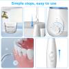 Carepik Water Dental Flosser for Teeth/Braces, Water Teeth Cleaner 8 Jet Tips and 10 Pressure Levels, 700ML Large Water Tank Oral Irrigator for Family view 3