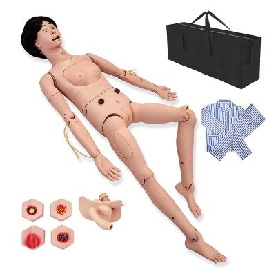 170CM Male Multi-Functional Human Anatomical Nursing Manikin PVC Patient Care Simulator for Medical Nursing Training Manikin