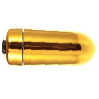 10 Modes Quiet and Powerful Handheld Electric Bullet Tool Personal Body Relaxation Gift for Women Men, Handheld Pocket Bullet Stick Massage Ball for Women Delight,Foot Back Massage Tool (Gold)