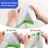 4 Gallon Small Trash Bags 45Count Bathroom, Thickened Drawstring Faint Scented White Mini Garbage Bags for Home, Office, Kitchen, 60 Count (Green Drawstring 45Count) view 2
