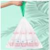 4 Gallon Small Trash Bags 45Count Bathroom, Thickened Drawstring Faint Scented White Mini Garbage Bags for Home, Office, Kitchen, 60 Count (Green Drawstring 45Count) view 3
