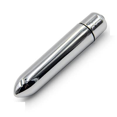 10 Modes Quiet and Powerful Handheld Electric Bullet Tool Personal Body Relaxation Gift for Women Men,Handheld Pocket Bullet Stick Massage Ball for Women Delight,Waterproof Bullet Wand Rod (Silver)