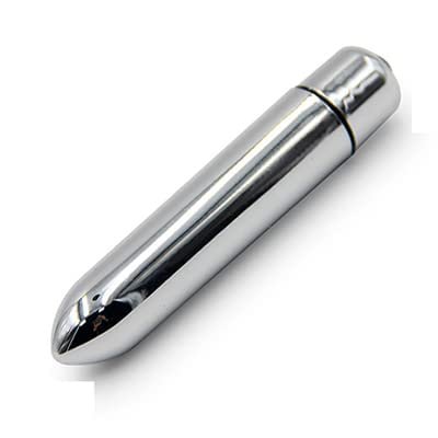 10 Modes Quiet and Powerful Handheld Electric Bullet Tool Personal Body Relaxation Gift for Women Men,Handheld Pocket Bullet Stick Massage Ball for Women Delight,Waterproof Bullet Wand Rod (Silver)