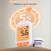 AILE Blood glucose Monitor Kit for Diabetes: Blood Sugar Meter Test Kit Test Strips x 50 and Low Pain Lancing Devices x 50 for Home Use Testing Monitoring with Vioce Broadcast (A601 (50 Kit)) view 3