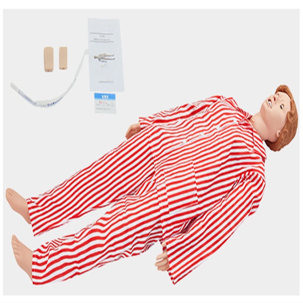 170cm Life Size Patient Care Manikin, N Skills Training Manikin, Geriatric Human Model, Mannequin Full Body for Students Education (Female)