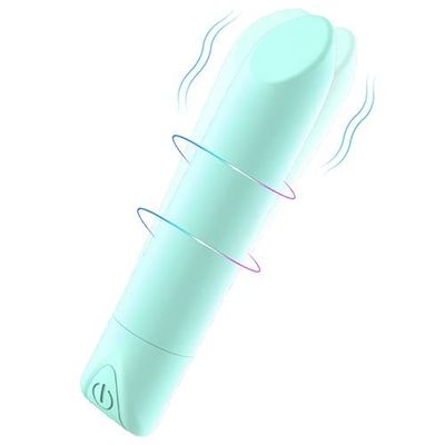 10 Modes Quiet and Powerful Handheld Electric Bullet Tool Personal Body Relaxation Gift for Women Men, Handheld Pocket Bullet Stick Massage Ball for Women Delight,Foot Back Massage Tool (Green)