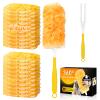 360 Duster Refills Kit for Swiffer Duster, 25 Pack & 1 Handle, Multi-Surface Dusters with 4X Microfibers. Efficient Duster Kit for Cleaning Pet Hair, Home, Office, Blinds, Furniture and More view 1