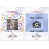 Cakeshop Confetti Pattern Border Edible Burn Away Edible Cake Topper Pack | 1 x Icing sheet & 1 x Wafer Sheet | Personalise With Your Custom Images and Text | Multiple Shapes & Sizes view 1