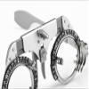 CFDZCP Optical Trial Frame, Ultralight Titanium Frame Pd 54-70Mm Titanium Optic Trial Eye Optometry Lens Frame, Adjustable Temple Length And Nose Rest view 4
