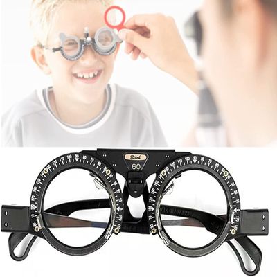 CFDZCP PD 48-70Mm Professional Trial Lens Frame, Pure Titanium Adjustable Optical Trial Lens Frame Eye Optometry Glasses FrameEye Protection Accessories