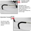 CFDZCP Adjustable PD 50-80mm Optical Trial Lens Frame, Multi-Functional Eye Test Glasses Optical Trial Frame, Optical Trial Optician Accessories view 4
