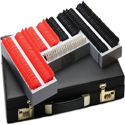 CFDZCP 232 PCS Trial Lens Set Optometry Box Lens Set Box Metal Rim Aluminum Case Trial FrameEye Optometry Equipment And Instruments