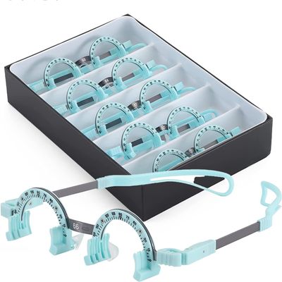 CFDZCP Optometry Test Trial Lenses Frame, Pure Titanium Half-Frame Optometry Trial Frame, For Visual Inspection In Optical Shops, Hospitals,Ophthalmology