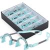 CFDZCP Optometry Test Trial Lenses Frame, Pure Titanium Half-Frame Optometry Trial Frame, For Visual Inspection In Optical Shops, Hospitals,Ophthalmology view 1
