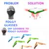 5 Pack Anti Fog TPR Nose Bridge Face Cover Nose Support Clip, Avoid Glasses Fog and Mask Nose Bridge Clip (Blue) view 3