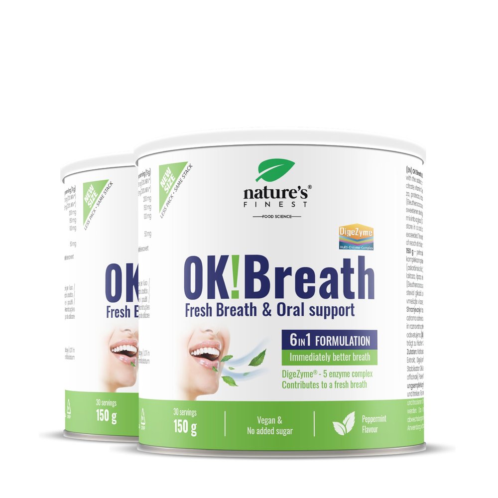 Nature's Finest by Nutrisslim Digestive Enzyme Complex with DigeZyme, Breath Freshener Powder, 300g (Pack of 2)