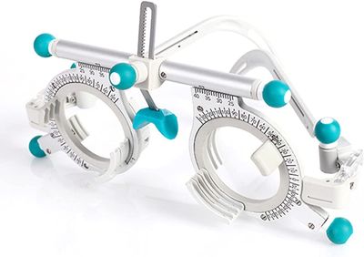 CFDZCP Optical Trial Lens Frame Optometry Optician, Adjustable PD 48-80mm Lightweight Trial Lens Frame, Eye Test Glasses Optical Trial Optician Accessories