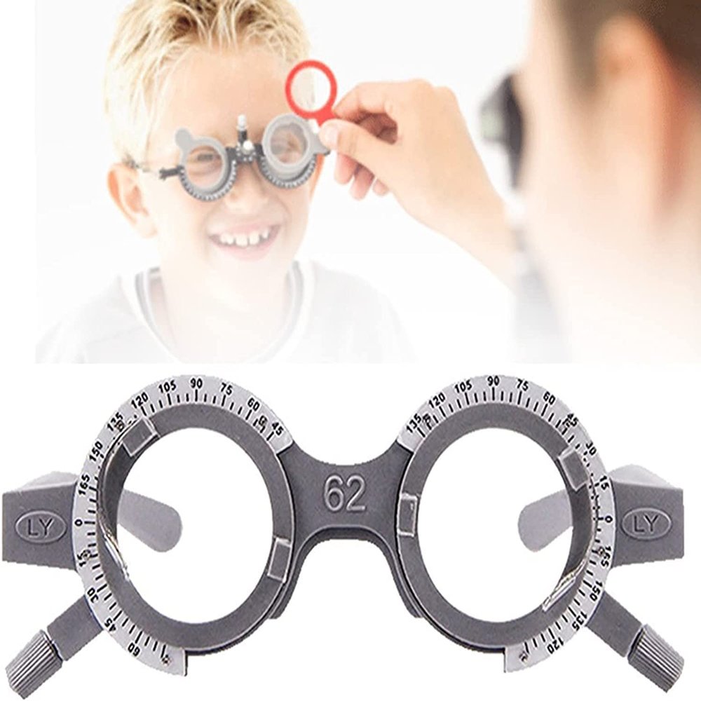 CFDZCP Adjustable Ultra Optical Trial Lens Frame, Eye Optometry Lens Frame Text Optician PD52,PD54,PD56,PD58,PD60,PD62,PD64,PD66,PD68,PD70(Size:PD70)
