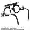 CFDZCP Aluminium Alloy Optics Trial Lens Frame Adjustable PD 54-70mm,Ultralight Titanium Optometry Glasses Frame For Schools, Hospitals Ophthalmology, Optical Shops view 2
