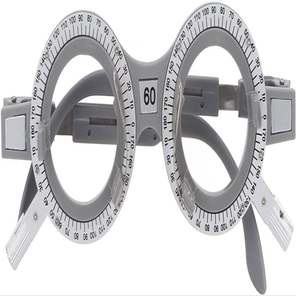 CFDZCP Nylon Optical Optic Trial Lens Frame Eye Optometry Optician, Optical Trial Frame,Adjustable Temple Length And Nose Rest,Lightweight Eye Optometry Lens Frame(Size:68)