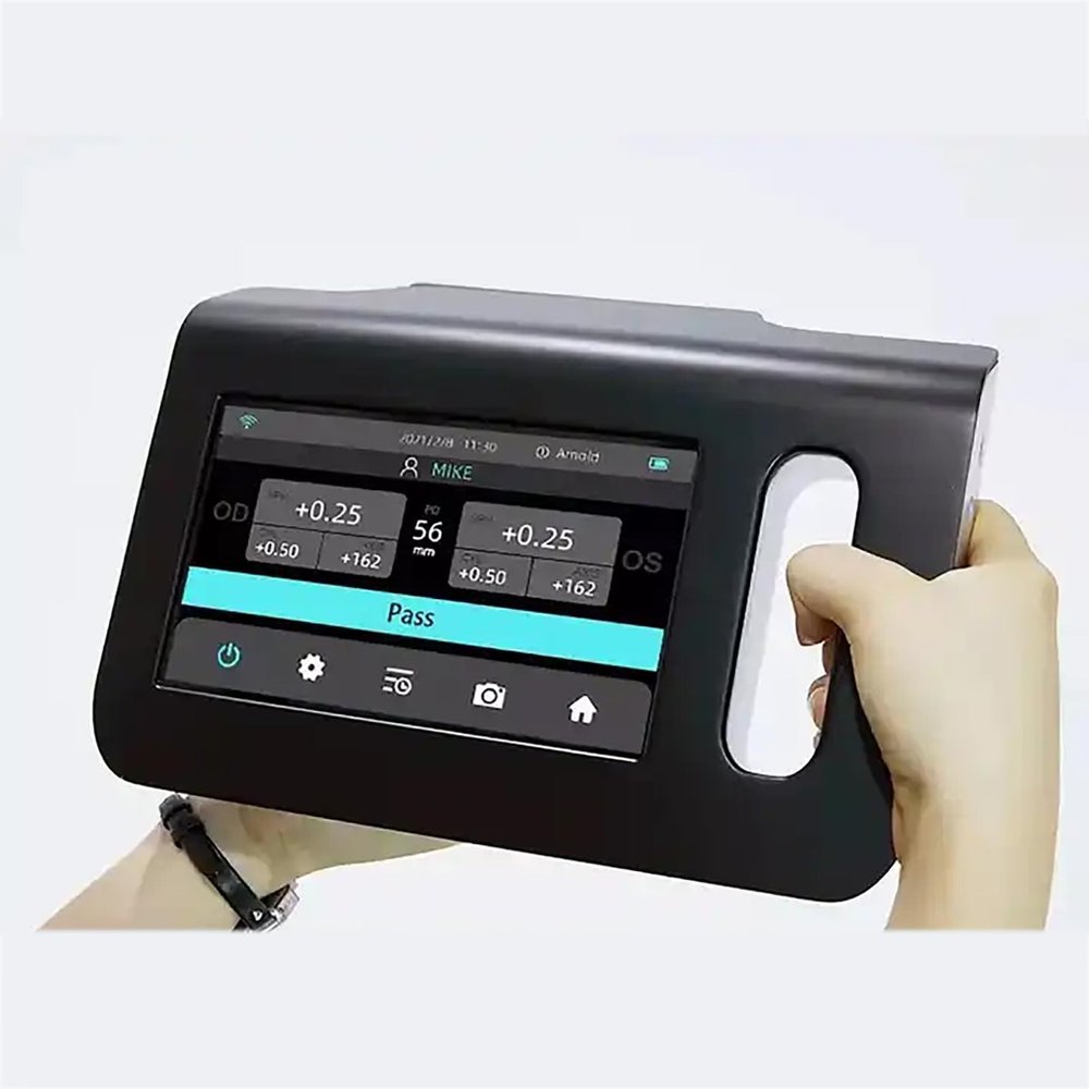 Eye Exams Machine, Ophthalmology Vision Screener, with 7-inch LCD Touch Screen, 98cm Measuring Distance, 0-180 Axis Number, Data Storage, for Glaucoma, Syndrome Eye