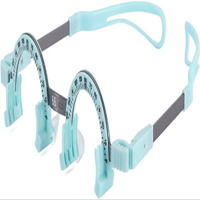 CFDZCP Adjustable PD 58MM~66MM Trial Frame Optical Trial Lens Frame,Half Frame Titanium Alloy Trial Frame Ultra Light Optometry Frameptometry Optician Trial Lens(Size:PD60)