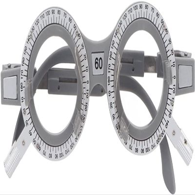 CFDZCP Nylon Optical Optic Trial Lens Frame Eye Optometry Optician, Optical Trial Frame,Adjustable Temple Length And Nose Rest,Lightweight Eye Optometry Lens Frame(Size:58)
