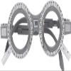 CFDZCP Nylon Optical Optic Trial Lens Frame Eye Optometry Optician, Optical Trial Frame,Adjustable Temple Length And Nose Rest,Lightweight Eye Optometry Lens Frame(Size:58) view 1