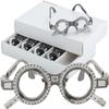 CFDZCP 10 Piece Optical Trial Lens Frame Professional Adjustable Trial Frame For Opticians Hospitals Schools PD 52/54/56/58/60/62/64/66/68/70Mm view 1