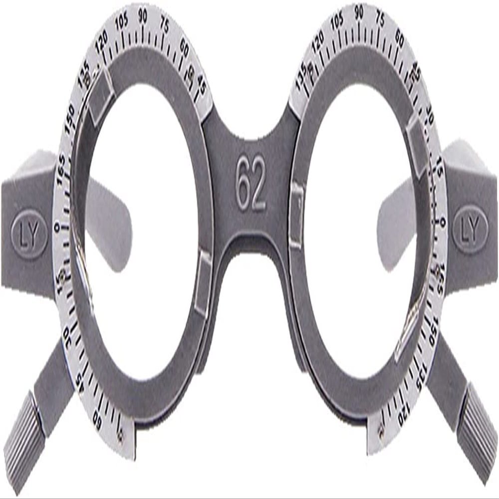 CFDZCP Plastic Trial Lens Parts Spectacle FrameAdjustable Trial Frame Optical Trial Lens FrameOptometry Optical Equipment(Color:PD66)