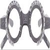 CFDZCP Plastic Trial Lens Parts Spectacle FrameAdjustable Trial Frame Optical Trial Lens FrameOptometry Optical Equipment(Color:PD66) view 1