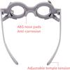 CFDZCP Plastic Trial Lens Parts Spectacle FrameAdjustable Trial Frame Optical Trial Lens FrameOptometry Optical Equipment(Color:PD66) view 2