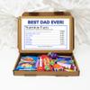 Personalised Fathers Day | Best Dad | Grandad | Nutrition Facts Treat Box - Gift Tea Lover, Afternoon Tea, Hamper Gift Chocolate Sweets - Dad (Vegan Sweet) view 2