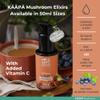 KAAPA MUSHROOMS - Chaga Mushroom Elixir - Potent Ultrasonic Extraction | High Potency Mushroom Supplement Rich in Antioxidants for Skin, Detox & Immunity | Grown in Finland - 50ml view 2