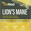 Lions Mane Supplement 2250mg per Capsule - 1 a Day - 50% polysaccharides (60) view 4