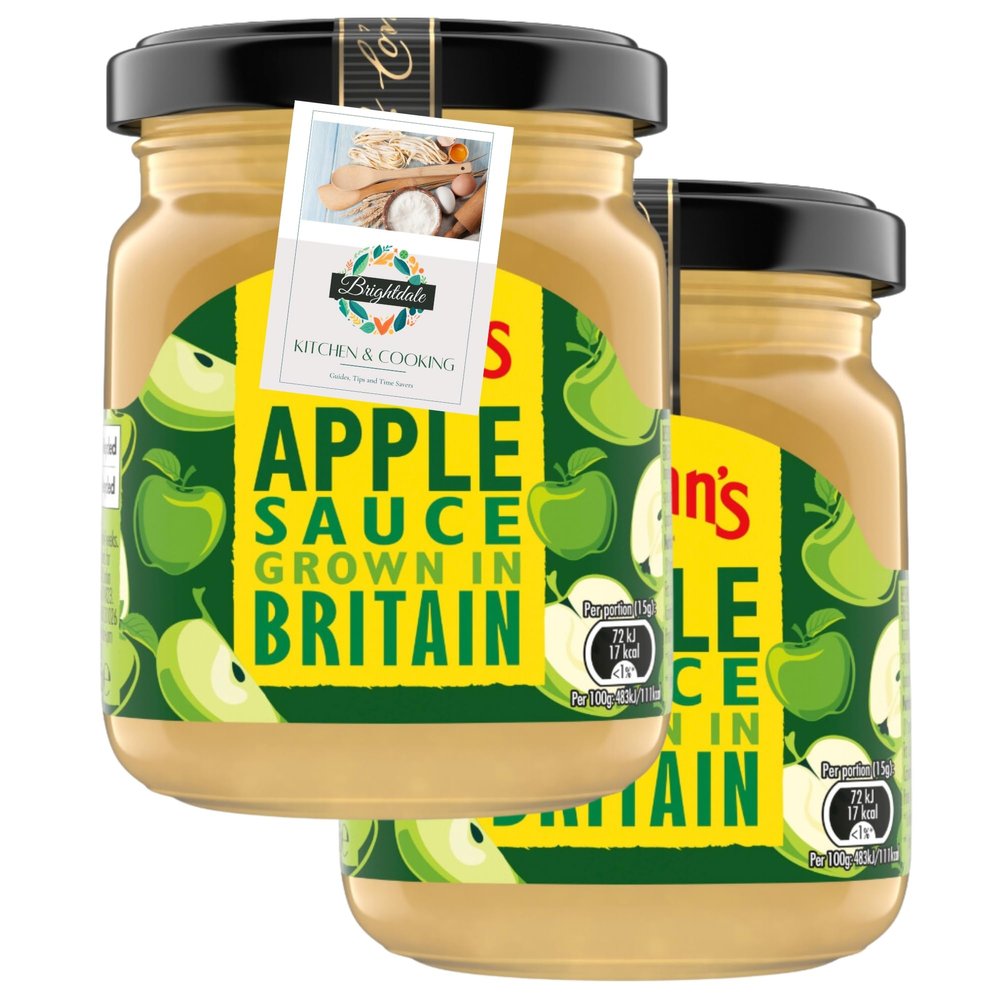 Apple Sauce Bundle with Colmans Bramley Apple Sauce 155g 2 Pack + + Brightdale Kitchen Booklet