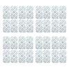 Healthcare World TENS Electrode Pads 5x10cm(32-Pack)- Self-Adhesive with 3.5mm Stud Connection for Muscle Stimulation & Pain Relief, Compatible with Beurer, Sanitas, Boots, Kinetik TENS Devices view 1