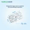 Healthcare World TENS Electrode Pads 5x10cm(32-Pack)- Self-Adhesive with 3.5mm Stud Connection for Muscle Stimulation & Pain Relief, Compatible with Beurer, Sanitas, Boots, Kinetik TENS Devices view 4