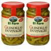 2 x 340g Guindillas Basque Pickled GREEN CHILLI Peppers Perfect Spanish Appetizer or Tapas Snack view 1