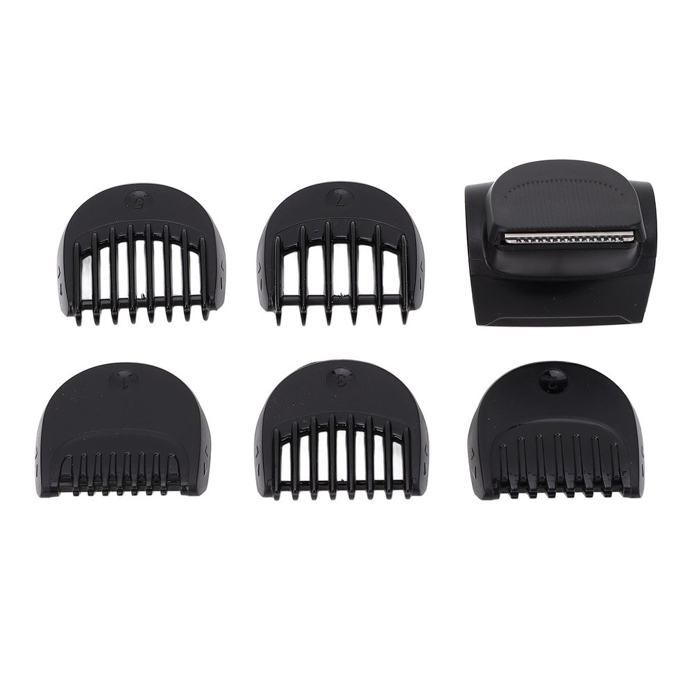 Beard Trimmer Head Comb, Shaver Trimmer Head, Beard Trimmer Attachment, Replacement Grooming 5pcs Guided Comb Trimming Set for Series 5